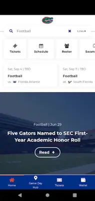 Florida Gators android App screenshot 1